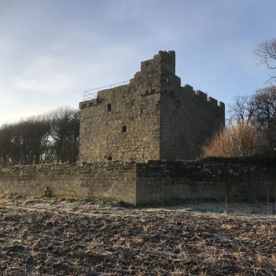 Cresswell Pele Tower seen from the north-east. © Copyright ARS Ltd 2018