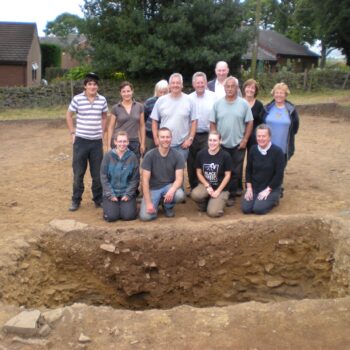 A small group of the many volunteers who helped at Whirlow Hall Farm.