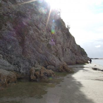 Rock formation on the beach. © Copyright ARS Ltd 2018