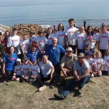 The Airplay group with the Time Team crew. © Copyright ARS Ltd 2018