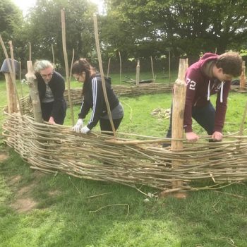 Reconstructing a roundhouse. © Copyright ARS Ltd 2018