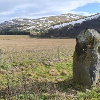 Yeavering standing stone. © Copyright ARS Ltd 2021.