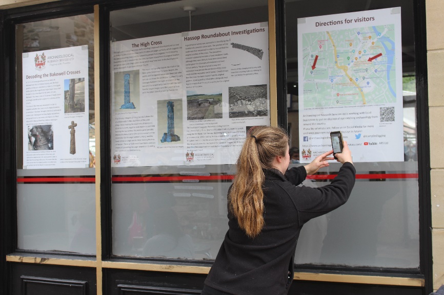 Bakewell Crosses Display in Portland Square