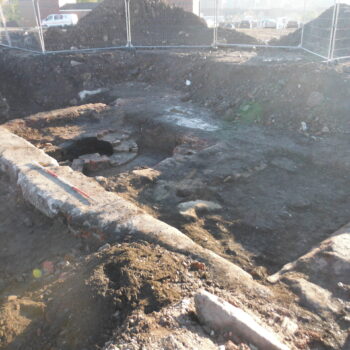 Remains of a mid-19th century chimney © Copyright ARS Ltd 2022