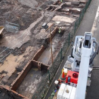 Overview of three blind-back houses fronting Baptist Street © Copyright ARS Ltd 2022